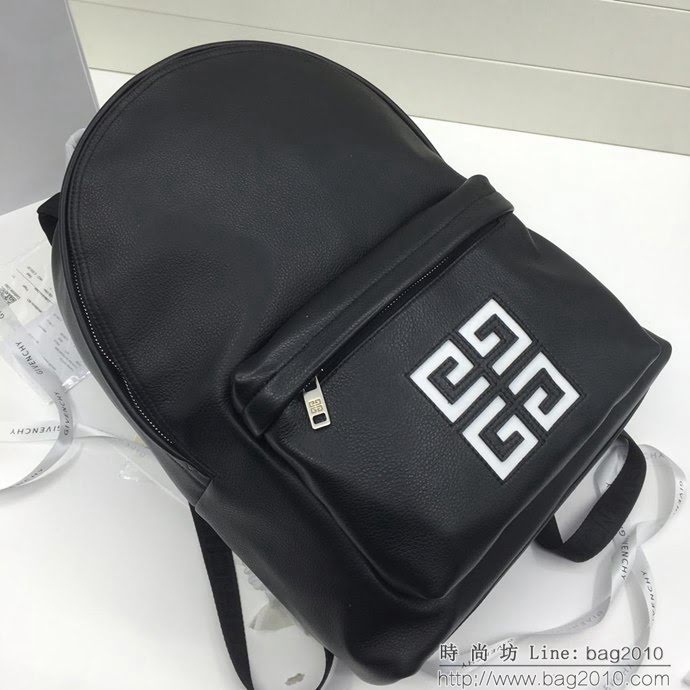GlVENCHY紀梵希 雙肩包 頭層牛皮 原版亞銀五金 休閒背包 潮人必備款  tsg1086